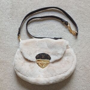 Sunset Shearling Shoulder Bag